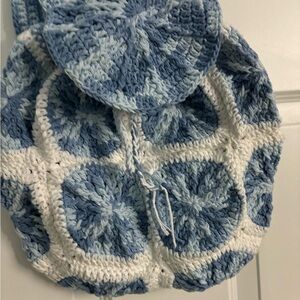 Crochet handmade backpack